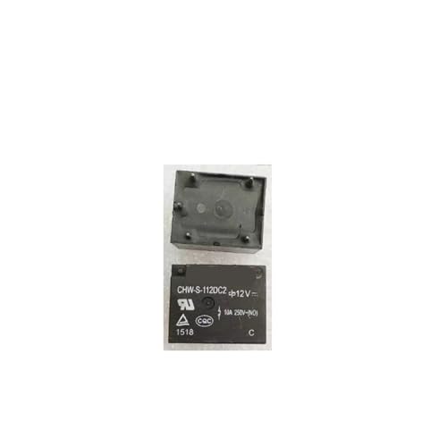 Relais CHW-S-112DC2 12V miniature 10A 5 broches pour commutation de puissance, 5 unités