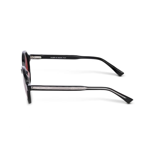 Image of HALDEN inchCOMET inch Series Sunglasses - Italian Sophistication & Japanese Precision in Classic Round Design, 1-Year Warranty