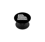 Dope Black Woman Community Manager Mese della storia nera PopSockets PopGrip Adesivo