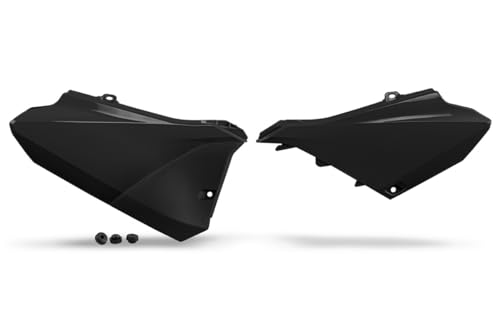 Ouïes flancs latéraux UFO PLAST noir Yamaha YZ 85 2022 2023 2024