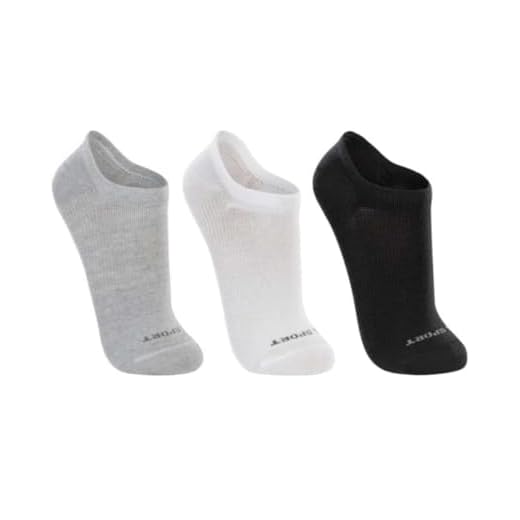 Lupo, Kit 3 Pares de Meia Sapatilha Invisível Lupo 3170 Branca, Cinza e Preta. Tamanho:M