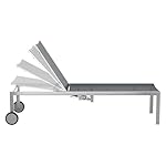 OUTLIV. Rollliege Oviedo Edelstahl Schwarz/Grau