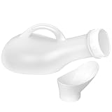 Leakproof Portable Urinal 1000ML Unisex Urinals Toilet Bottle Spill Proof with Screw Top Lid Female Urine Bottles for Car Travel Elderly