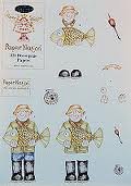 Paper Nation 3D Decoupage Fishing Man