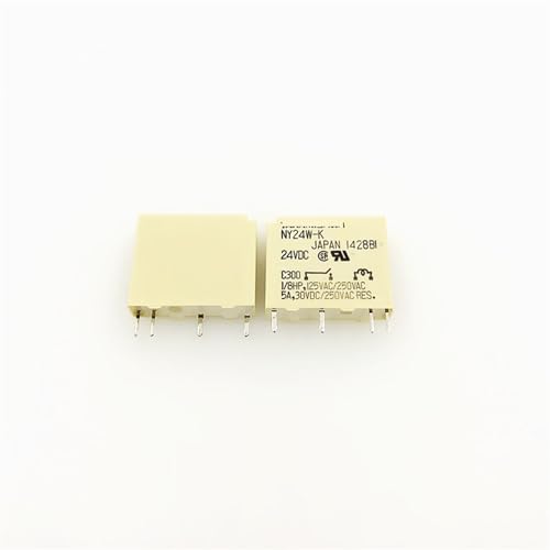 Relé NY5W-K 5VDC de potencia con 4 pines y capacidad de 4A lote de 10 unidades