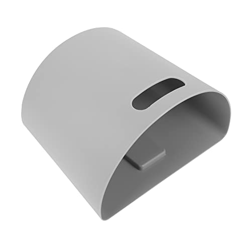 Caneca de basura pequeña gris para colgar de pared