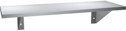 ASI 0692-518, Shelf, 5" x 18", St. Stl.