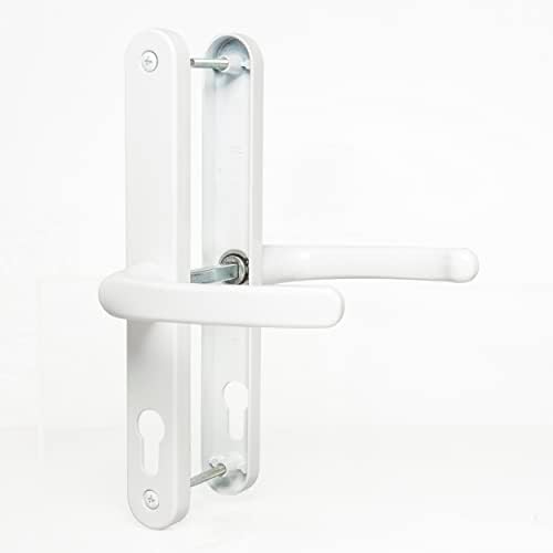70mm PZ UPVC Door Handles Set Suits Cego Locks White Lever/Lever