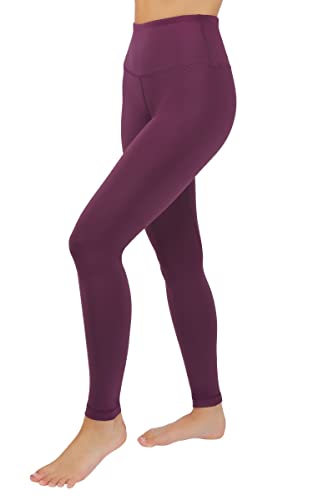 90 Degree By Reflex High Waist Squat Proof Interlink Leggings for Women - Potent Purple - 1X