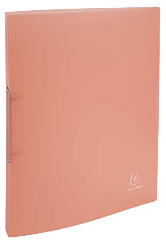 Exacompta 54170E 5er Pack Premium Kunststoff-Ringbuch Chromaline aus flexiblem transluzentem Polypropylen 2 Ringe Füllhöhe 15mm DIN A4 Plastikordner ideal für Büro und Schule farbig sortiert