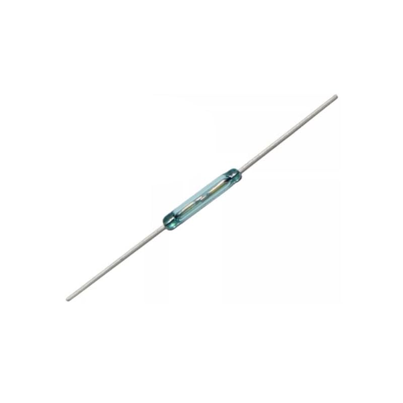 100PCS Green Normally Open 4X28mm Reed Switch