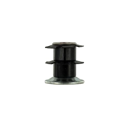 Image of Outwater 1 inch Round Tube Caster Insert, 3 /8-16 Thread, 20-Pack