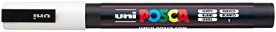 Uni-ball - PC-3M - Posca - Fine Bullet Tip - White (01)