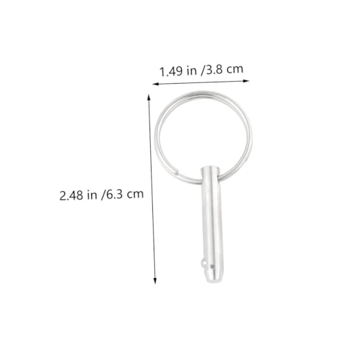 Pasador de seguridad para toldos bimini de barcos en acero inoxidable resistente, pack de 4 2