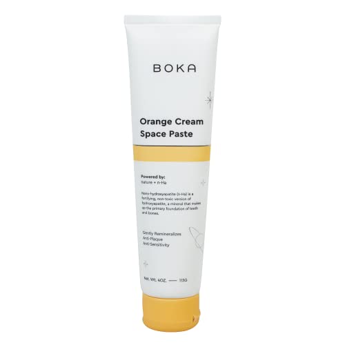 Boka Orange Cream Natural Toothpaste, NanoHydroxyapatite for