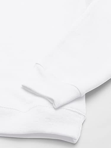 Hanes Girls' Big Ecosmart Graphic Sweatshirt, White, Large #TOP2