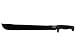 SOG SOGfari 18" Machete MC02-N - Hardcased Black Blade w/Saw Back, Rubber Handle, Nylon Sheath