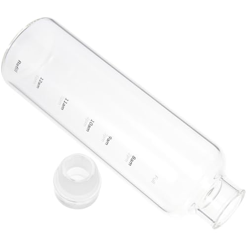 Bouteille d'eau 500ml en verre contre la déshydratation en voyage et sport
