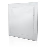 TBWHL Silver Cover Plate 10X10 Inch Self-Adhesion Access Panel Heavy-Duty ABS Plastic & Easy to Install, Wall Hole Cover for Drywall/Ceiling Plumbing/Electrical Cables/Wiring