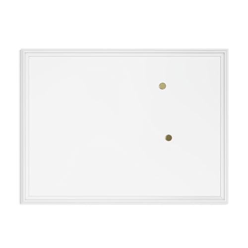 U Brands Farmhouse Magnetic Dry Erase Board White Board, 40