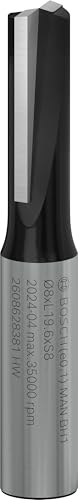 Bosch 1x PRO Nutfräser, zweischneidig, D 8, L 19,6, S 8 – Ansicht 1