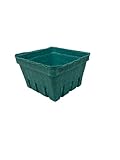 Pint Green Fiber Fruit Berry Pulp Basket Container for Blueberries Strawberry Tomatoes and Produce...