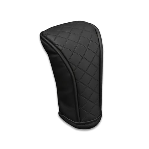 VYIBPDY funda pomo palanca de cambios,Palanca de Cambios Universal Perilla de Cambios de cuero,Pomo para palanca de cambios de coche Funda, a prueba de polvo,para Coche de Automático,Negro