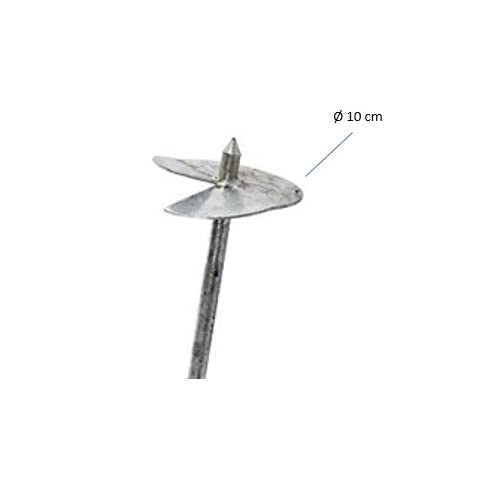 H2i 2 Picchetti Di Ancoraggio A Terra In Acciaio Zincato - Lunghezza 60 Cm Per Fissaggio Pali, Altalene E Tende Da Giardino - 2