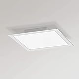 【Energie sparen 】: 18W, 4000K ,1440lm, Energieeffizienzklasse A+ . Aufgrund der hohen Energieeffizienz unserer LED-Panels sparen Sie bis zu 80% Energiekosten im Vergleich zu herkömmlichen 110W Glühbirnen.