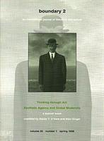 Thinking through Art: Aesthetic Agency and Global Modernity (Boundary 2, Vol 25, No 1) 0822364530 Book Cover