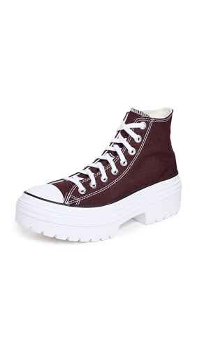 Converse Women's Chuck Taylor All Star Lugged Heel Sneakers, Bloodstone/Black/White, 5 Medium US