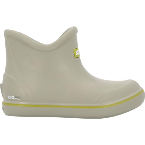 Image of XTRATUF TUFS Big Kids Ankle Deck Boot - Size 6, Sand - Lightweight, 100% Waterproof Rubber Footwear for Boys & Girls - Non-Marking, Slip-Resistant Outsole