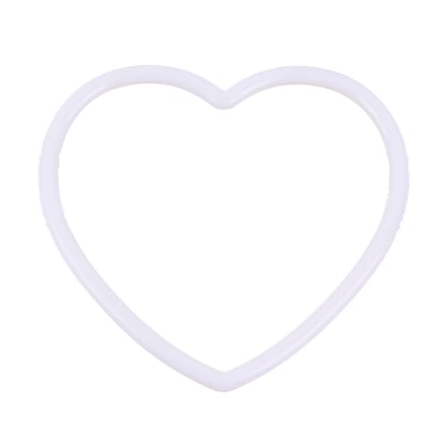 boxidixi Love Heart Shaped Catcher Rings Rings for Valentine's Day Wedding Wall Hanging Decors Heart Shaped Dream Catchers Accessory, 100mm