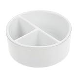 WRITWAA Plato de para Tinta y Pigmentos Recipiente Multifuncional para Pintura Lavadora de Pinceles Diseño Compacto para Oficina y Estudio