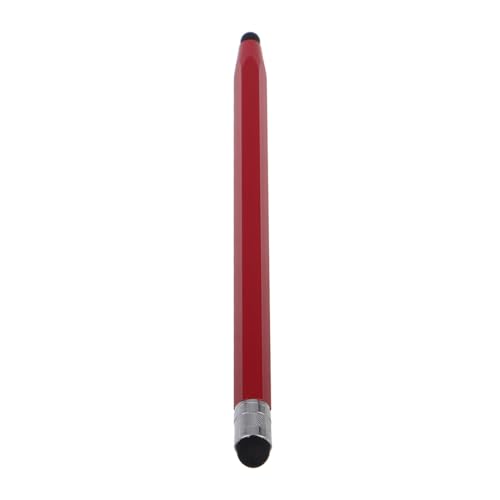 Gadpiparty Tablet Double-Ended Capacitive Pen Tablet Stylus Phone Pen Stylus Pens Touch Capacitive Stylus Styluses Stylus Pen for Phone Tablet Pens for Touch Screen Aluminum Oxide Red