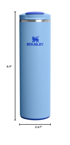 Image of STANLEY Transit FlipTop Mug | Leakproof Coffee Travel Cup | Vacuum Insulated Stainless Steel | Stays Hot or Cold for Hours | BPA-Free | 16 oz | Blue Sky