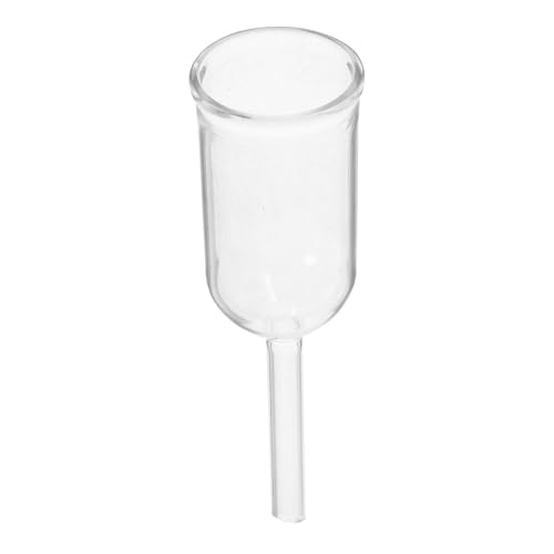 CIYODO Cylindrical Glass Funnel Laboratory Filtration Tool Round Bottom Design Versatile for Experiments