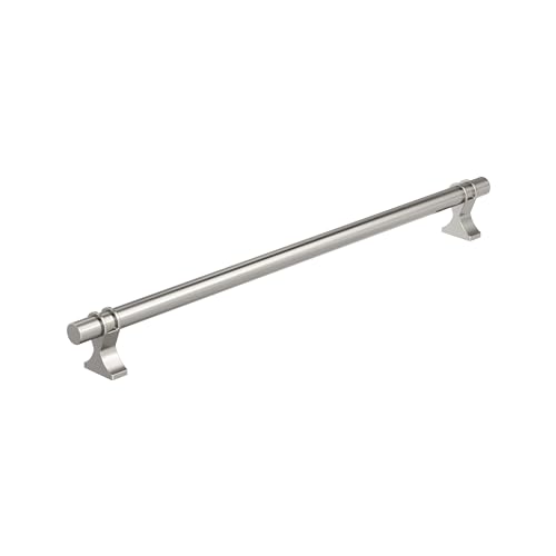 Image of Amerock Davenport 18 inch (457mm) Center-to-Center Satin Nickel Appliance Pull, BP36699G10