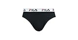 Slip uomo classico e morbido Fila FU5015 Biancheria Intima Uomo, Nero, L