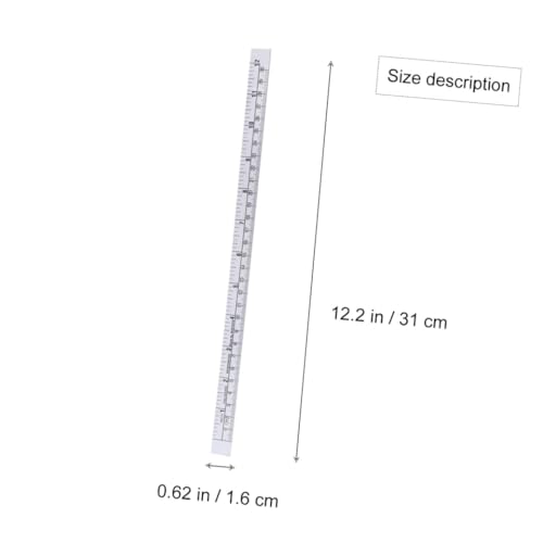 Cinta métrica adhesiva plata 3 piezas 30x1.6 cm miniatura 2
