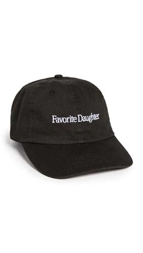 Favorite Daughter Womens Classic Logo Baseball Cap Black One Size