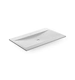 LAVABO SOBREMUEBLE/ENCASTRE BATHCO DE RESINA MANHATTAN MEDIDAS: 1000x450x70