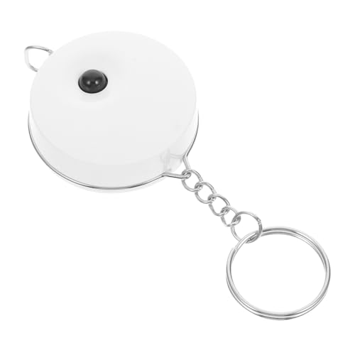 STOBAZA Portable 1.5m Soft Tape Measure Small Retractable Keychain for Sewing Knitting Crafting