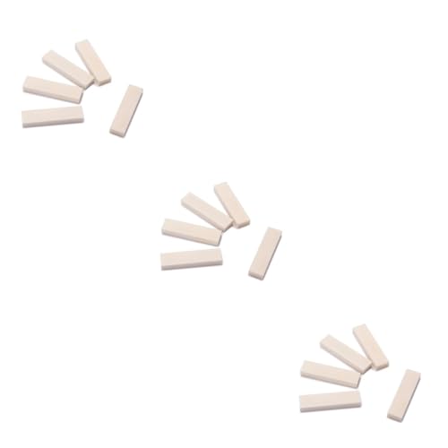 ibasenice 3pcs Buffalo Bone Nut Blank Guitar Nut Saddle for Acoustic Electric Guitars