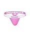 Bang Men's Underwear -Cotton Thong - Premium Skin Soft Texture Athletic Sport Support Fashion Prints (PINKFLUENCER - L)