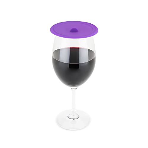 image for True Wine Glass Covers, Outdoor Silicone Drink Covers, Glass Covers fo