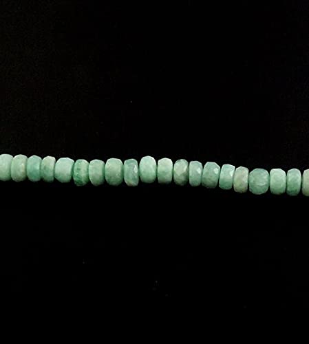Perles amazonite facettées 8mm de qualité supérieure pour bijoux artisanaux