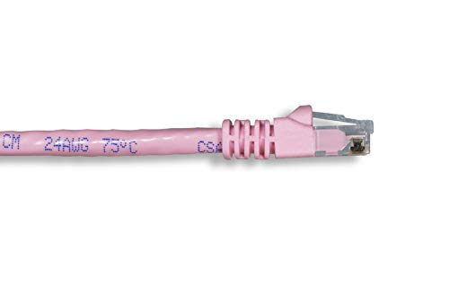 Cable Patch Cat 6 UTP 100 ft Pink miniatura 2