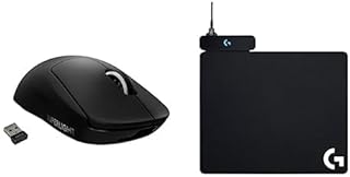 Logitech G PRO X SUPERLIGHT Wireless Gaming Mouse + Logitech G POWERPLAY Wireless Charging Mouse Pad