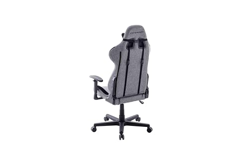 DXRacer 4.2 FD01 L/GN -New- Gaming-/ Büro-/ Schreibtischstuhl, mit Wippfunktion Gaming Stuhl Höhenverstellbarer Drehstuhl PC Stuhl Ergonomischer Chefsessel, grau-schwarz